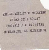 Adult ticket for Hamburger Hochbahn (HHA), the back (1921)