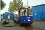 Amsterdam museum line 30 with railcar 330 at remise Karperweg (2011)