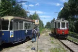 Amsterdam museum line 30 with railcar 533 at Bovenkerk (2007)