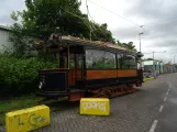 Amsterdam railcar 72 in front of Electrische Museumtramlijn (2022)