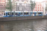 Amsterdam tram line 2  on Singel (2010)