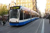 Amsterdam tram line 2 with low-floor articulated tram 2041 on Vijzelstraat (2010)