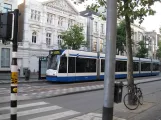 Amsterdam tram line 25 with low-floor articulated tram 2145 on K. s-Gravesandestraat (2009)