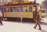 Archive photo: Neuchâtel tram line 3 with railcar 73 at Place Pury (1976)