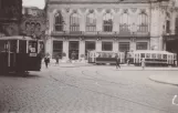 Archive photo: Prague tram line 9  in front of Prašná brána (1939)