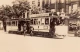 Archive photo: Rostock railcar 12 near Lange Str. (1923-1930)