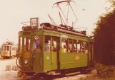 Archive photo: Skjoldenæsholm metre gauge with railcar 213 in front of The tram museum (1979)