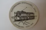 Ashtray: Schönberger Strand museum line with railcar 656 on Museumsbahnen (1981)