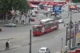 Belgrade extra line 7L with articulated tram 391 on Karađorđeva (2008)