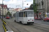 Belgrade tram line 13 with articulated tram 341 on Beogradska (2008)