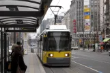 Berlin fast line M1 with low-floor articulated tram 2013 at U Oranienburger Tor (2010)