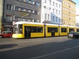 Berlin fast line M10 with low-floor articulated tram 4017 near Arnswalder Platz (2016)