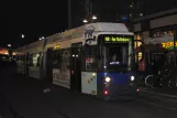 Berlin fast line M2 with low-floor articulated tram 2043 at S+U Alexanderplatz/Dircksenstraße (2010)