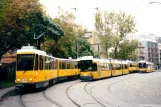 Berlin fast line M4 at S Hackescher Markt (2002)