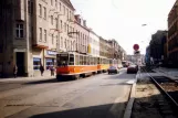 Berlin tram line 61 with railcar 219 155-2 near Firlstr. (1994)