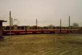 Berlin tram line 63 at Hohenscönhausen/Zingster Straße (1986)