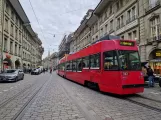 Berne tram line 7 with articulated tram 742 on Marktgasse (2024)