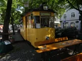 Bielefeld railcar on Siegfriedplatz, Der Koch Bistro & Restaurant Supertram (2022)