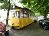 Bielefeld railcar, side view Siegfriedplatz (2020)