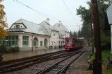 Bolzano regional line 160 with railcar 24 at Klobenstein/Collalbo (2012)