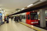 Bonn regional line 18 with articulated tram 2240 at Dom/Hauptbahnhof (2008)