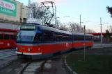 Bratislava articulated tram 7085 at Hlavná stanica (2014)