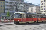 Bratislava tram line 1 with railcar 7763 on Centrum (2008)