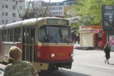 Bratislava tram line 13 with articulated tram 7084 on Obchodná (2008)