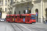 Bratislava tram line 13 with articulated tram 7108 on Jesenského (2008)