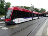 Braunschweig low-floor articulated tram 1455 at Ackerstr. (2024)