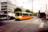 Braunschweig tram line 3 with articulated tram 8158 at Schloss (1998)