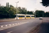 Braunschweig tram line 5 at Museumstraße (1998)