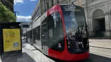 Bremen low-floor articulated tram 3226 at Domsheide (2022)