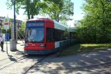 Bremen tram line 1 with low-floor articulated tram 3110 at Osterholz Züricher Str. (2011)