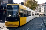 Bremen tram line 2 with low-floor articulated tram 3010 at St. Jürgen Straße (2003)