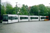 Bremen tram line 2 with low-floor articulated tram 3024 at Sebaldsbrück (2005)