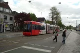 Bremen tram line 2 with low-floor articulated tram 3047 at Bahnhof Sebaldsbrück (2015)