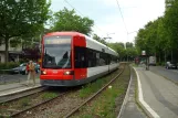 Bremen tram line 6 with low-floor articulated tram 3125 at Emmastr. (2009)