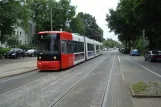 Bremen tram line 8 with low-floor articulated tram 3038 at Busestr. (2009)