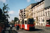 Bydgoszcz tram line 6 with railcar 342 at Dworcowa (2004)