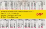 Calendar: Munich, the back (1999)