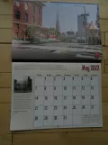 Calendar: San Francisco cable car California with cable car 52 at California & Powell (2023)