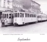 Calendar: Verviers regional line 580 with railcar 9685 by Eupen Rathaus (1949)