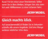 Day pass for Bernmobil, the back (2006)