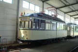 Dessau museum tram 28 inside Heidestr. (2015)