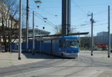 Dresden CarGoTram with motor freight car 2005 on Postplatz (2007)