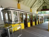 Dresden funicular Standseilbahn with cable car Standseilbahn 2 at Bergbahnstraße (2019)