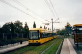 Dresden low-floor articulated tram 2719 at Semmelweisstr. (2002)