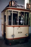 Dresden railcar 954 on Verkehrsmuseum (1996)