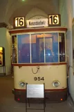 Dresden railcar 954 on Verkehrsmuseum (2011)